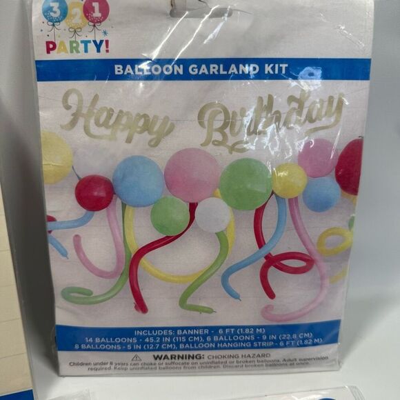 D37.Party Decorations- 4p birthday party ballon’s and cake topper - Picture 3 of 5
